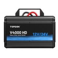 Profesionalus akumuliatorinis užvedimo įrenginys Topdon 12V/24V 4000A
